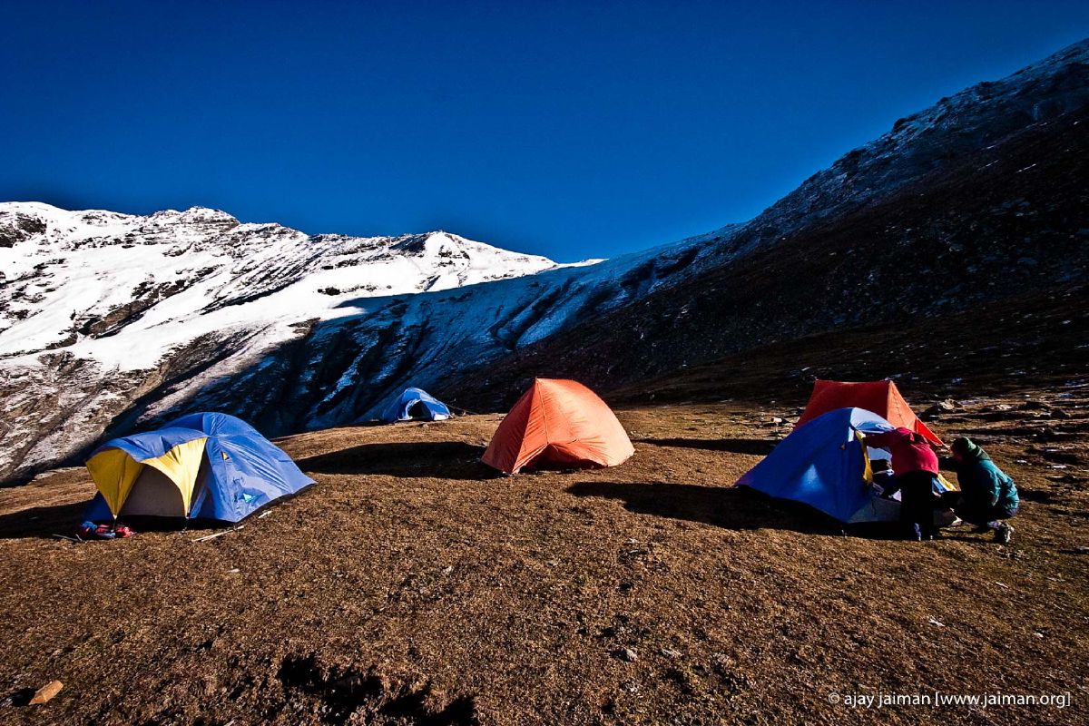 Trek to Chandratal -- the moon lake
