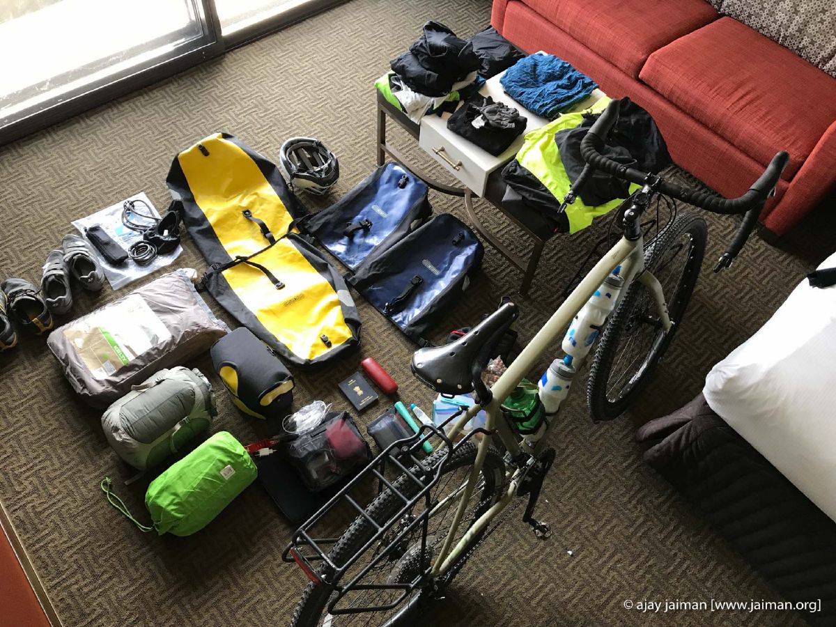 Packing list for multi-day self-supported cycling trip [Version 2.0]